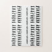 vier leuke bloemetjes legpuzzel (Verticaal)