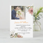 Vier liefde! Jessica & William | 17 september Kaart (Staand voorkant)
