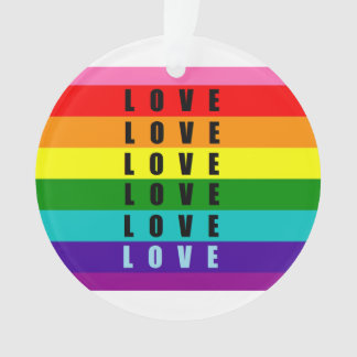 Vier liefde, trots en authenticiteit ornament