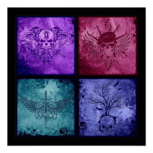 Vier Logos-Poster Perfect Poster (Voorkant)