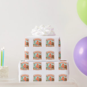 Vier maanden rond de wereld cadeaupapier