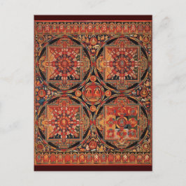 Vier Mandalas Briefkaart