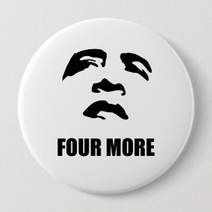 VIER MEER RONDE BUTTON 4,0 CM