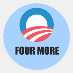 VIER MEER RONDE STICKER