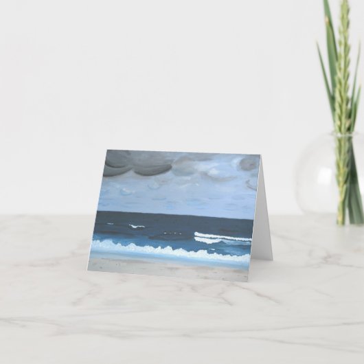 "Vier Meisjes in de Oceaan" Kaart van de (Voorkant)