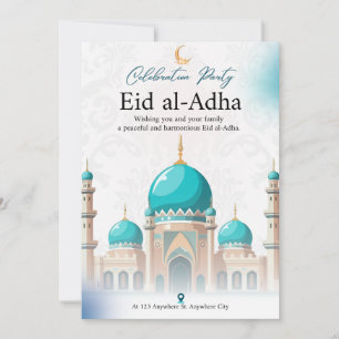 Vier met Elegantie: Wit & Groen Minimalistisch Feestdagenkaart