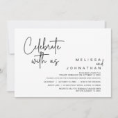 Vier met ons mee, Intiem huwelijksdiner Kaart (Voorkant)