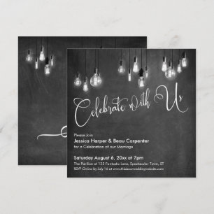 Vier met Ons Script, Edison Lichtjes Schoolbord Kaart