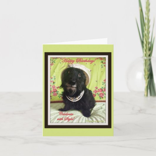 Vier met stijl kaart (Voorkant)