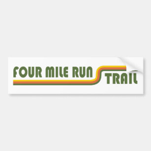 Vier Mile run Trail Bumpersticker