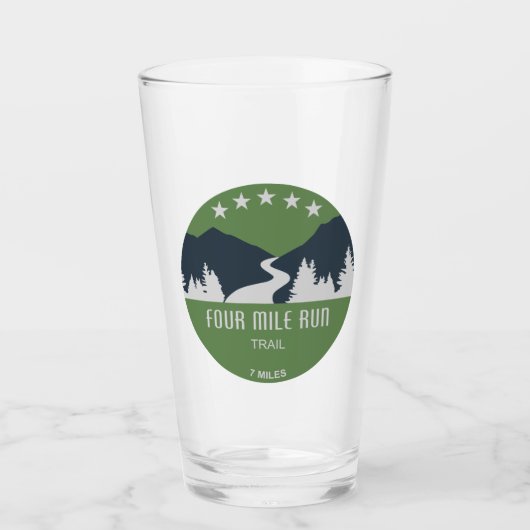 Vier Mile run Trail Glas (Voorkant)
