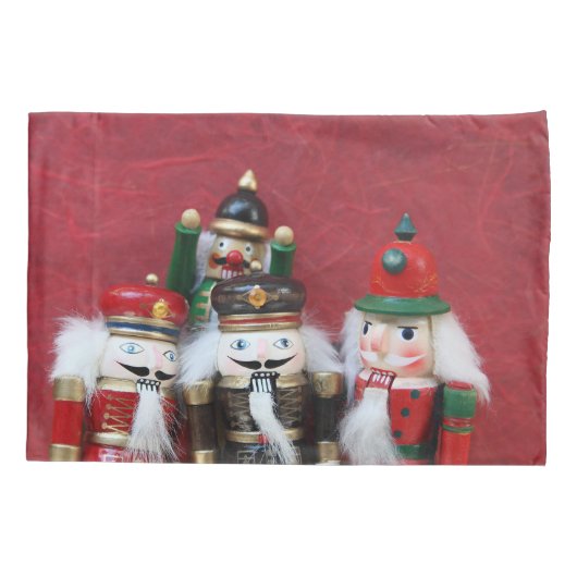 Vier nutcrackers groep kussensloop (Achterkant)