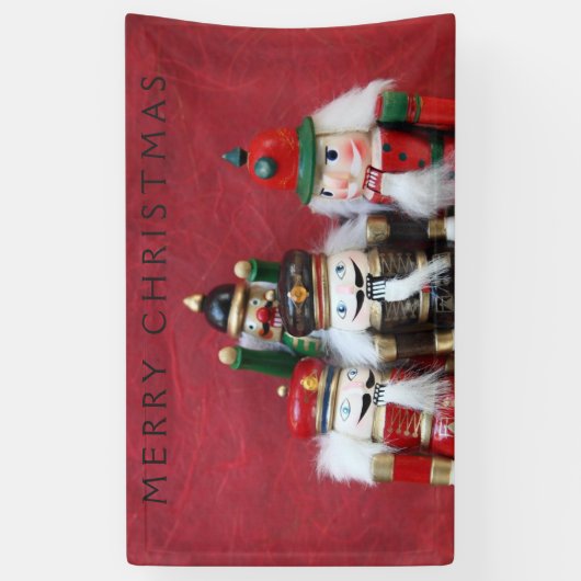 Vier nutcrackers groep spandoek (Verticaal)