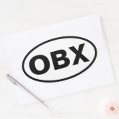 VIER OBX OVALE STICKER (Envelop)