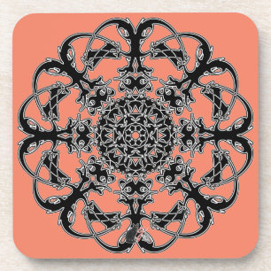 Vier Octa Glyph Dusk Onderzetter