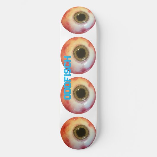 Vier ogen van de ODDFISCH skateboards (Voorkant)
