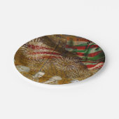 Vier Onafhankelijkheidsdag Papieren Bordje (Gekanteld)