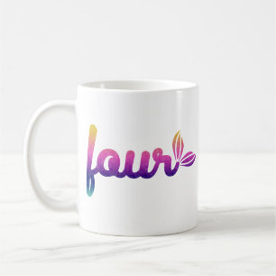 Vier ontwerp koffiemok