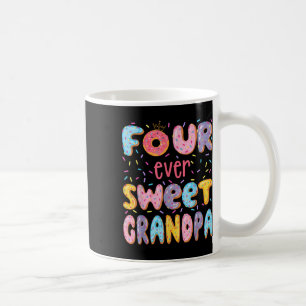 Vier ooit lieve opa 4e verjaardag meisje Donut Lo Koffiemok