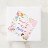 Vier ooit lieve verjaardagsfeestje bedankjes labels (In situ)