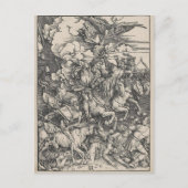 Vier paarden van de Apocalyps van Durer Briefkaart (Voorkant)