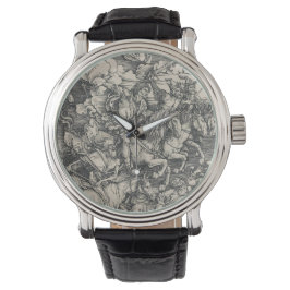 Vier paarden van de Apocalyps van Durer Horloge