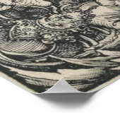 Vier paarden van de Apocalyps van Durer Poster (Hoek)