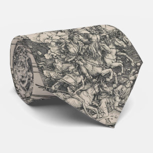 Vier paarden van de Apocalyps van Durer Stropdas