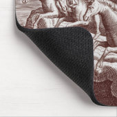Vier paarden van de Apocalypse Mousepad Muismat (Hoek)