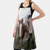 Vier paardenrassen, full print Schort (Insitu)