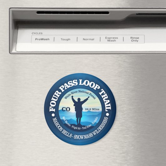 Vier Pass Loop (v) Magneet (Insitu (Vaatwasser))