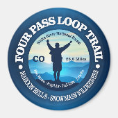 Vier Pass Loop (v) Magneet (Voorkant)