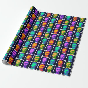 Vier Pop Art Abraham Lincolns Cadeaupapier