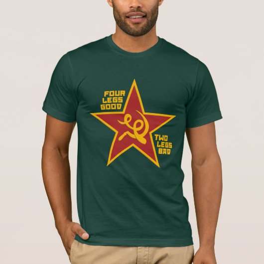 Vier poten goed t-shirt (Voorkant)