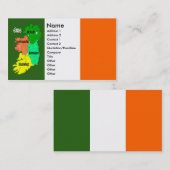 Vier provincies in Ierland Visitekaartje (Voorkant / Achterkant)
