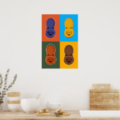 VIER PUNTEN POSTER (Keuken)