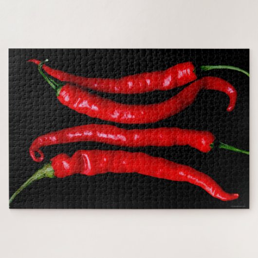 Vier Red Chilies 20x30 1014pc jpcnm Legpuzzel (Horizontaal)