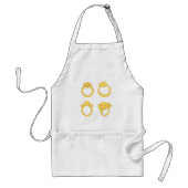 Vier ringen standaard schort (Voorkant)