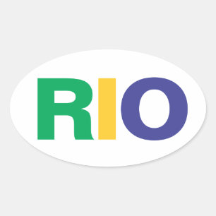 VIER RIO OVALE STICKER
