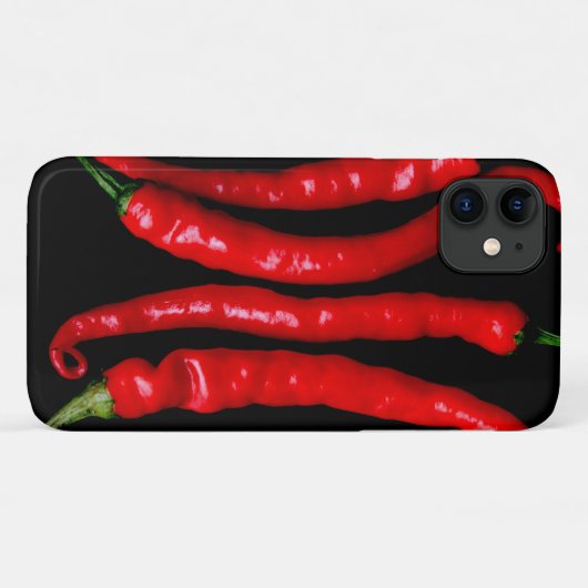 Vier Rode Chili iphcnm Case-Mate iPhone Case (Achterkant (horizontaal))