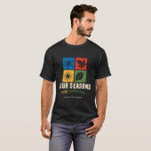 Vier Seizoen Totale Landschap Lawn Care Landscaper T-shirt (Voorkant volledig)