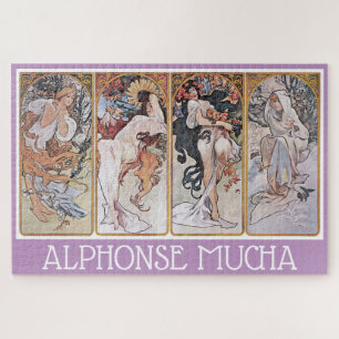 Vier seizoenen, Alphonse Mucha Legpuzzel