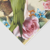 Vier Seizoenen Collage Design Series 1 Tissuepapier (Detail)