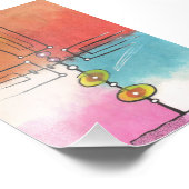 Vier seizoenen foto afdruk (Hoek)