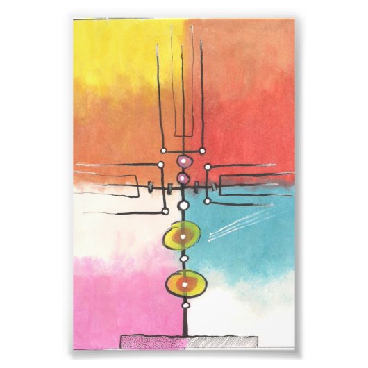 Vier seizoenen foto afdruk (Voorkant)