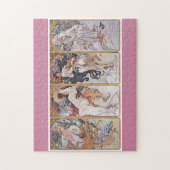 Vier seizoenen, Mucha Legpuzzel (Verticaal)