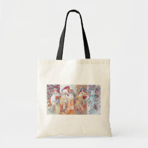 Vier seizoenen, Mucha Tote Bag