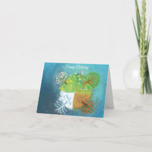 Vier seizoenen op Aarde Kaart