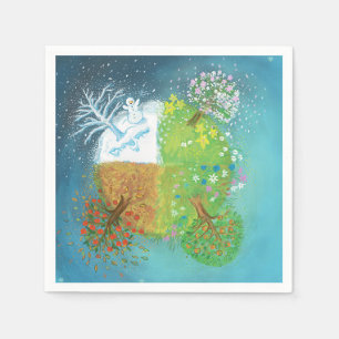 Vier seizoenen op aarde servet