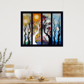 Vier seizoenen poster (Keuken)